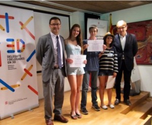 Entrega de diplomes amb Toni Reig