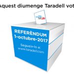 Segueix diumenge tota l’actualitat del Referèndum a través de Taradell.com
