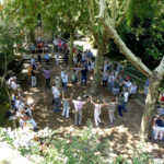 Les sardanes vermut aprofiten el dia estiuenc de Festa Major 2018 a Taradell
