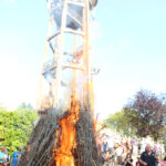 Molt bona rebuda de la Flama del Canigó a Taradell per celebrar la revetlla de Sant Joan