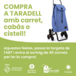 Campanya a Taradell per fomentar una compra local i sostenible amb carret, cabàs o cistell