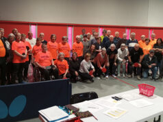 1a trobada del torneig de tennis taula de la gent gran d’Osona